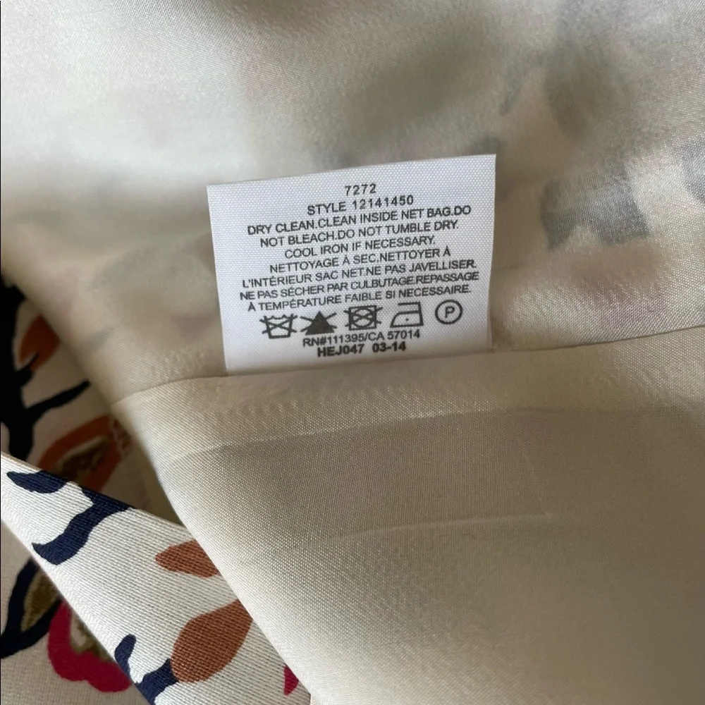 New! TORY BURCH LEILA Silk Print Shift Dress Size 6 - Picture 10 of 10